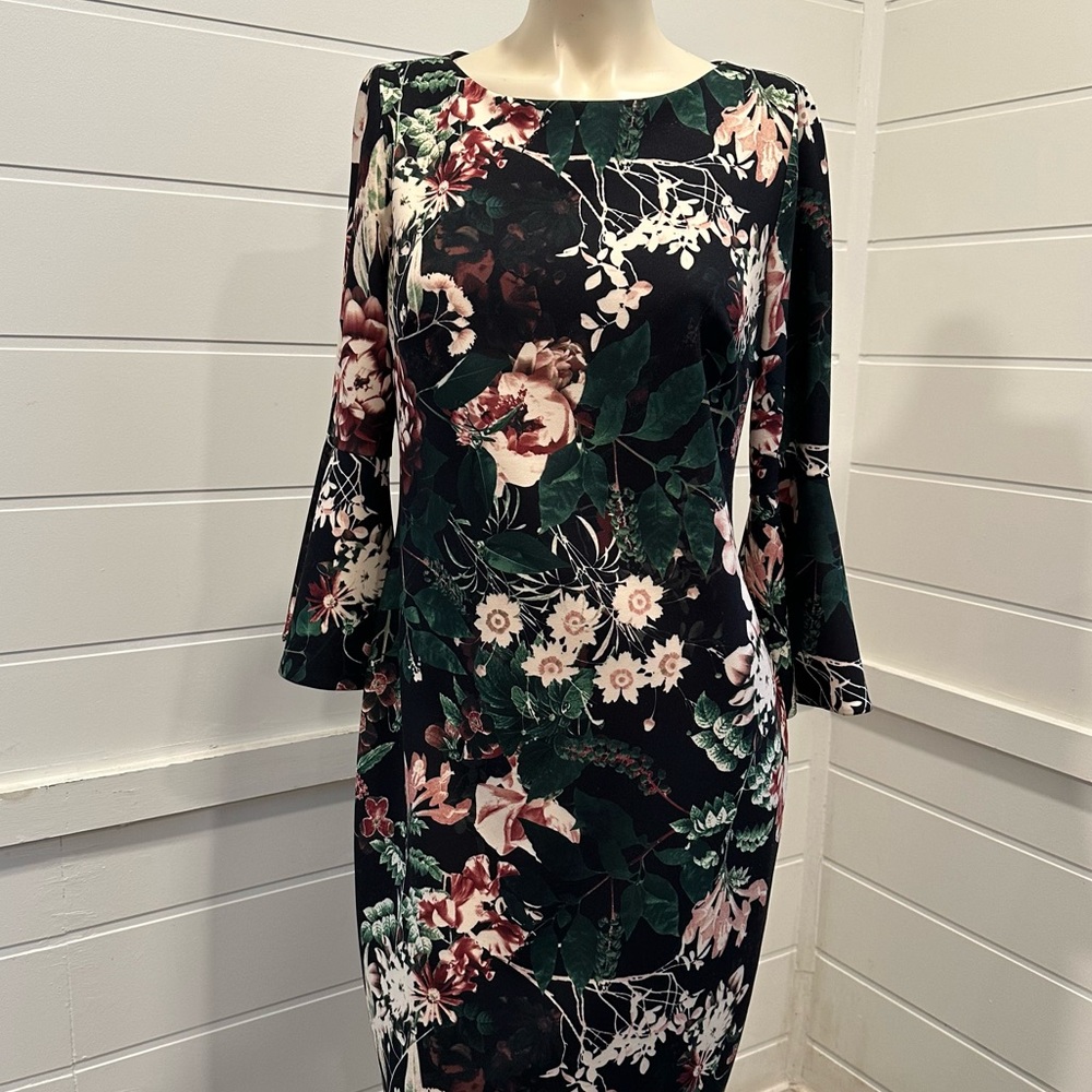Calvin Klein Floral Print Dress